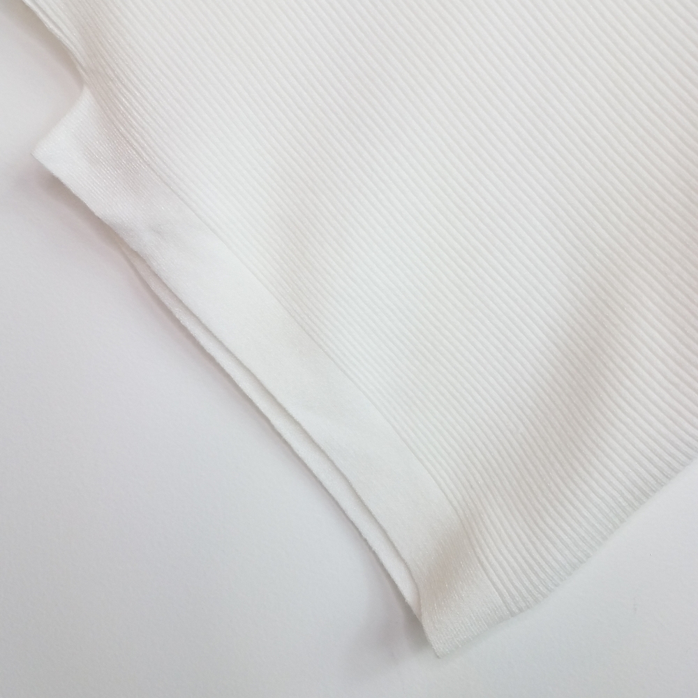 White Cashmere blend off the shoulder sweater - Picture 10 of 15